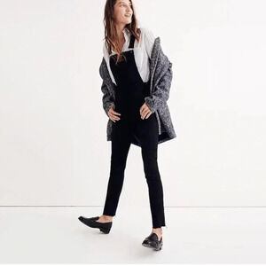 Madewell Skinny Overalls in Lunar Wash Sz XS